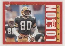 1985 Topps Wax Box Bottom Superstars James Lofton #I HOF