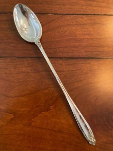 CLEAN INTERNATIONAL SILVER PRELUDE STERLING ICED TEA SPOON NO MONO ICE TEASPOON - Picture 1 of 8