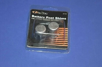 2 Battery Post Shims Caps Adapters Terminal Cable End Repair Kits Deka - Image 1 of 4
