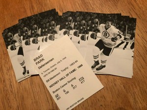 LOT OF 25 1991-92 Boston Bruins Sports Action Legends Brad Park - Mint (Rare)