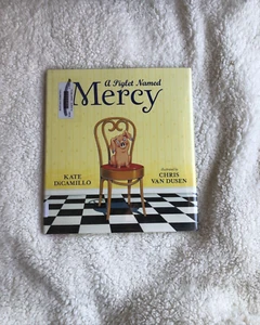 A Piglet Named Mercy Hardcover Kate DiCamillo Plastic Dust Jacket 2019 First Edi - Picture 1 of 9