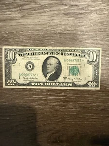 1963A star note $10 boston - Picture 1 of 2