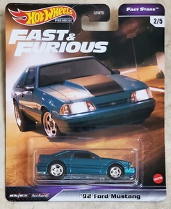 Hot Wheels Premium Fast & Furious Fast Stars 2/5 '92 Ford Mustang - Picture 1 of 2