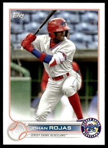 2022 Topps Pro Debut #PD-65 Johan Rojas Jersey Shore BlueClaws