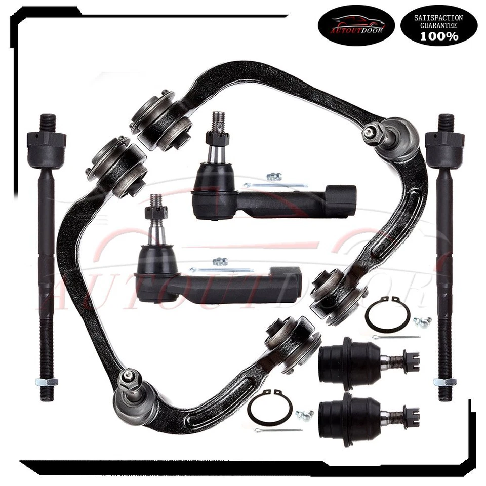 8x Brazos de control superiores delanteros rótulas inferiores para Ford Expedition 2007-2014 15 Foto 1 de 1