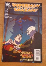 Superman First Thunder Shazam The Vengeance of Magic Cap Goes Wild #4 Comic Bk.