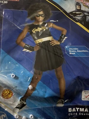 DC Comics Batgirl Kids Halloween Costume Dress - Medium 8/10 - Image 1 of 2