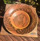Antique Guatemala Ceramic Bowl Montiel Factory, Antigua 10.5 Inch