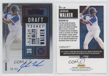 2020 Panini Contenders Pick Draft Ticket Blue /99 Jordan Walker #DPT-JW Auto