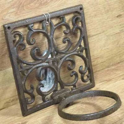 ESSCHERT DESIGN Blumentopfhalter Gusseisen Blumentopf Wandhalterung BPH14