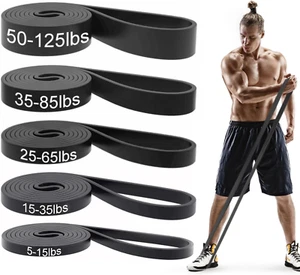 Full Workout Resistance Bands Set, Exercise Bands kit, Pull up Bands Men Women - Picture 1 of 12