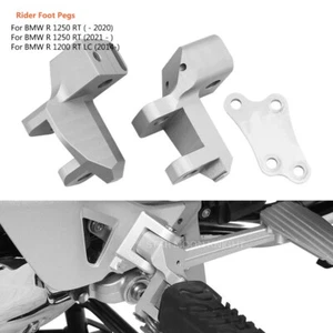 Rider Foot Pegs Motorcycle Footpeg Lowering Kit For BMW R1250RT R1200RT 2014-22 - Picture 1 of 21