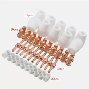 60pcs Plasma Cutting Consumable Extended Tips Nozzles for LG40 PT31 Torch CUT50 - Picture 1 of 10