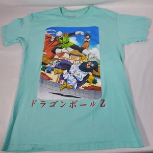 Dragon Ball Z Shirt Mens Small Blue Short Sleeve Graphic Tee Cotton Casual - Picture 1 of 6
