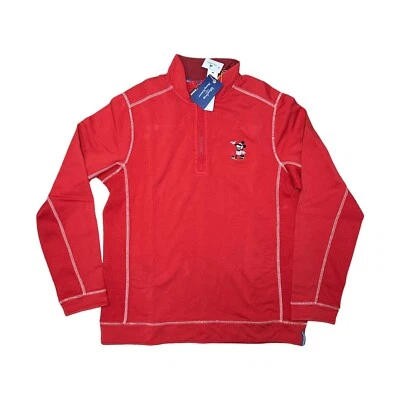 Suéter Tommy Bahama Parques Disney Mickey Mouse Naranja Media Cremallera S Foto 1 de 3