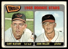 1965 Topps #49 Curt Blefary / John Miller RC   Baseball Baltimore Orioles