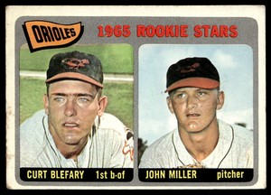1965 Topps #49 Curt Blefary / John Miller RC   Baseball Baltimore Orioles