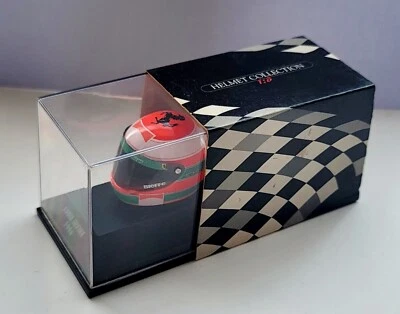 Minichamps 1:8 1996 Eddie Irvine Ferrari F1 Helmet - Image 1 of 4