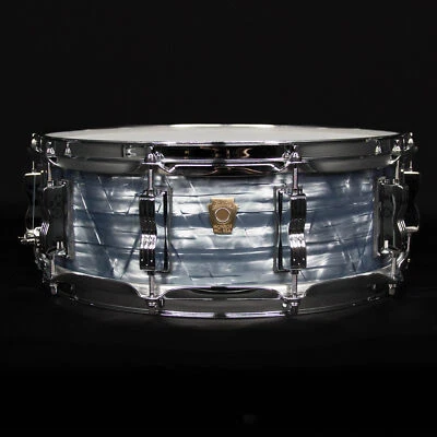 Ludwig 5" x 14" Classic Maple Snare Drum, Sky Blue Pearl - Image 1 of 4