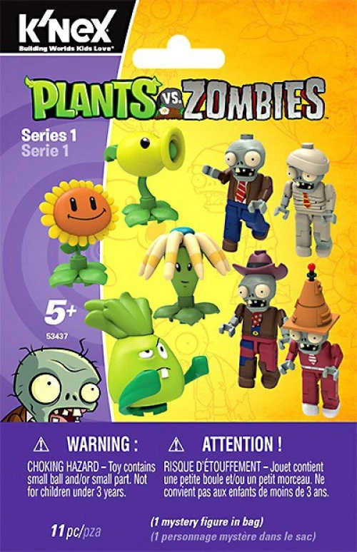 K'NEX Plants vs. Zombies Series 1 Mystery Pack #53437 - Image 1 of 1