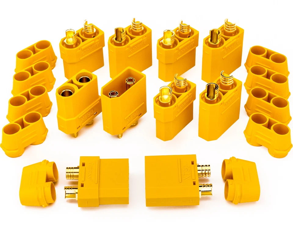 YUKI MODEL XT60 Hochstrom Gold Buchse LiPo Akku (‎AM-630-3P)