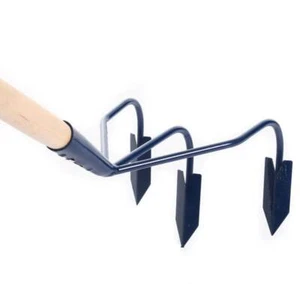 Handgrubber Gartenhacke Kultivator Grubber Hacke 3 Zinken Bodenlüfter 155cm - Bild 1 von 1