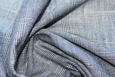 Businessstoff  3,40€/m² Karomuster, Meterware EA19 - Bild 1 von 2