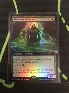 MTG Magic The Gathering Llanowar Visionary Foil Secret Lair Elf Green Commander  - Picture 1 of 1