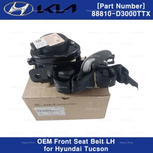 88810D3000TTX Genuine Front Left Driver Side Seat Belt FOR Hyundai Tucson 16-21 - Picture 1 of 2