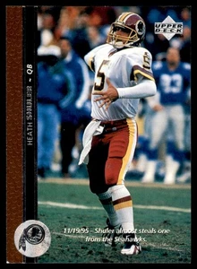 1996 Upper Deck #297 Heath Shuler Redskins - Picture 1 of 2