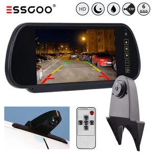ESSGOO Für Sprinter 906 907 VW Crafter T5 7" Rückspiegel Monitor +Rückfahrkamera - Bild 1 von 12