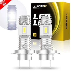 H7 LED Headlight Bulbs Conversion Kit High Low Beam 6000K Super White Bright Q10 - Picture 1 of 15