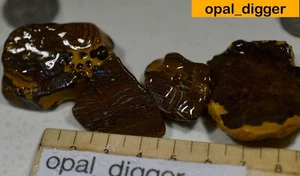 AUSTRALIAN BUBBLE BOULDER RUBS OPAL REDS GREEN BLUES EVERYWHERE 263ct VIDEO - Picture 1 of 17