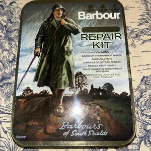 Vintage Barbour Thornproof Repair Kit Complete - Picture 1 of 7