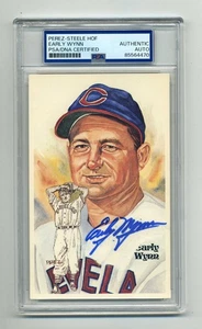 EARLY WYNN AUTOGRAPHED PEREZ STEELE POST CARD - PSA/DNA Slabbed - Picture 1 of 1