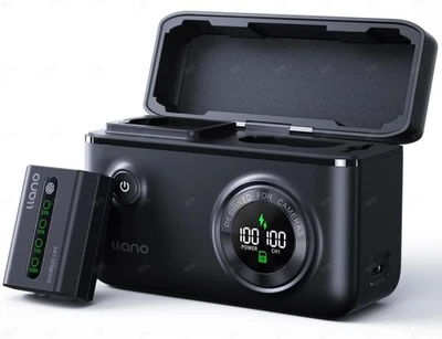 Batería llano 4 NP-FZ100, Cargador, Banco de Alimentación 10400mAh 20W USB-C y Lector de Tarjetas - Imagen 1 de 4