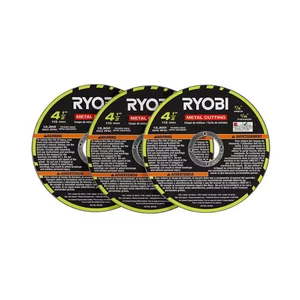 Ryobi 4-1/2 Zoll Metalltrennscheibe (3 Stück) - Bild 1 von 12
