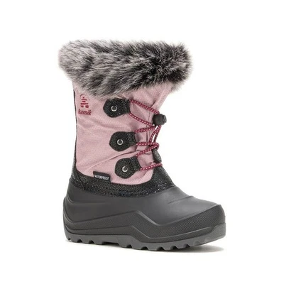 Kamik Powdery 3 Botas de Invierno para Niños, Rosa Claro, K5 Foto 1 de 4