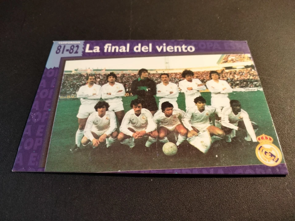 REAL MADRID ORO # 69 LA FINAL DEL VIENTO TEMPORADA 81/82 MAGIC BOX 1996 TE - Imagen 1 de 2