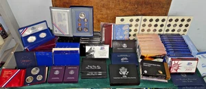 Huge Proof Set Lot, From 1960 on Up + Silver Coins & Miscellaneous Coins - Picture 1 of 23