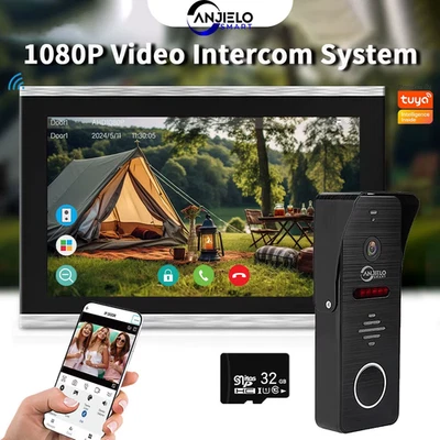 ANJIELO Metal Doorbell Video Intercom System for Home Tuya Smart Video Doorhpone - Image 1 of 4