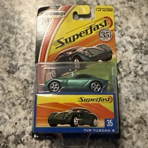 MATCHBOX SUPERFAST 35 YEARS TVR TUSCAN S #35 Green LIMITED EDITION New Sealed - Picture 1 of 1