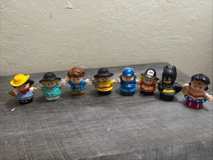 Fisher Price Little People Replacement CARRER KIDS & Vntg Doctor + Heros (8) - Picture 1 of 9