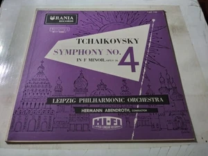 Hermann Abendroth - Tchaikovsky: Symphony No. 4 VG++ Mono URANIA LP Record 1953 - Picture 1 of 5