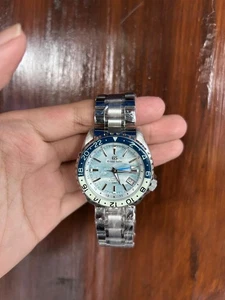 New CUSTOM 42MM MOD GRAND SEIKO SERIES NH34 AUTOMATIC GMT - Picture 1 of 8