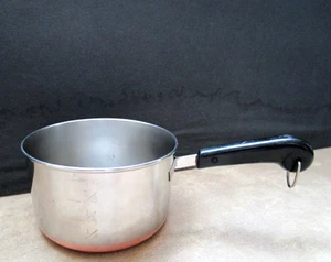 Revere Ware 1 Cup Measuring Pan Mini Melting Butter Pot Copper Bottom USA - Picture 1 of 5