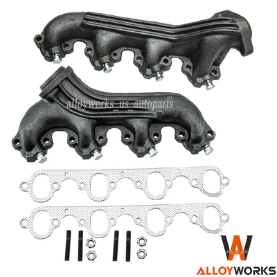 Juego de colectores de escape de 7,5 pares para camioneta Ford serie F 80-87 serie E 460ci V8. Foto 1 de 4