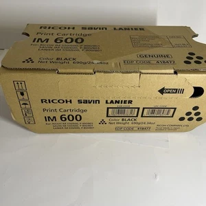 Ricoh Genuine IM 600 Black Toner Print Cartridge 418477 Original OEM IM 550 600 - Picture 1 of 5