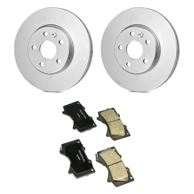 For Toyota Land Cruiser 08-15 QuietCast Premium Front Brake Kit w Ceramic Pads Foto 1 de 2