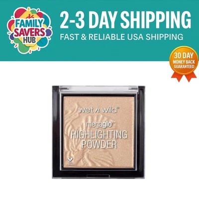 MegaGlo Highlighting Powder, Warm Gold - Light-Catching Pearls & Effortless Glow - Image 1 of 4